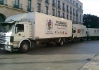 El pasado 14 de octubre partieron de Burgos tres camiones con ayuda humanitaria