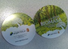 Cartel del estudio de biomasa en la provincia de Burgos.