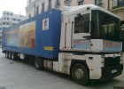 Camión trailer con ayuda humanitaria con destino al Sáhara Occidental.