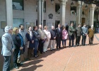 Concejales del Ayuntamiento de Burgos han guardado un minuto de silencio.