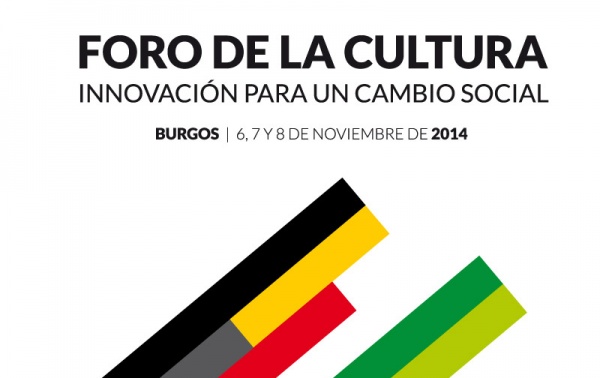 Cartel promocional del I Foro de la Cultura de Burgos