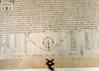 La Carta Fundacional, firmada por el rey Alfonso de Castilla, se expone en Las Huelgas. 