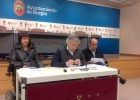 Los concejales Luis Escribano, Mari Mar Ramímez y Antonio Fernández Santos dieron rueda de prensa. 