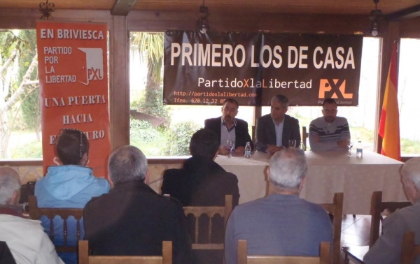 Presentación oficial del Partido Por La Libertad en Briviesca