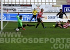 El Burgos CF no pudo lograr nada positivo en Zamora. Foto. Jarcha.