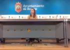 La concejal del PSOE Carmen Hernando ha comparecido hoy.