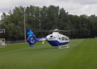 Helicóptero medicalizado. Foto Emergencias CyL.