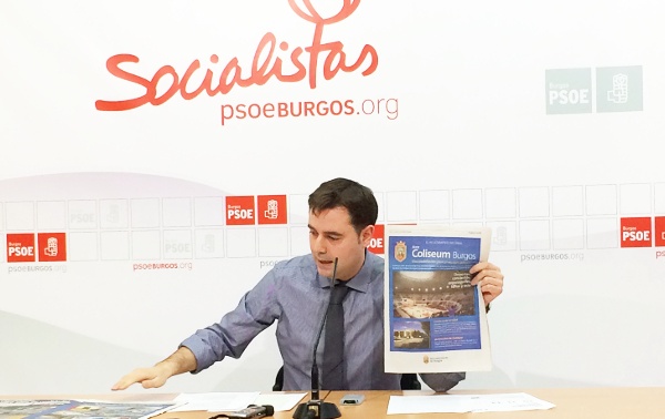 Daniel de la Rosa ha criticado la publicidad institucional del Ayuntamiento de Burgos