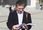 Domingo Hernández ha presentado la lista en los juzgados de Burgos