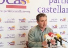 Domingo Hernández, del PCAS, ha rememorado a los Comuneros de Castilla