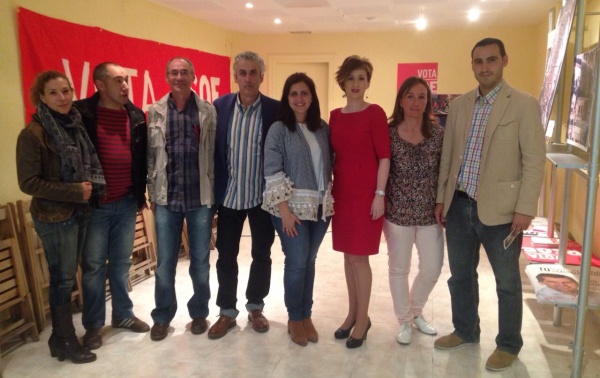 Candidatos del PSOE en Briviesca. 