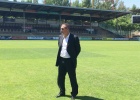 Ángel Viadero ha visitado ya el estadio que será su casa durante la próxima temporada