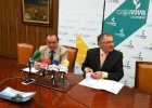 Ramón Sobremonte y José María Calzada han presentado el boletín de Coyuntura económica.