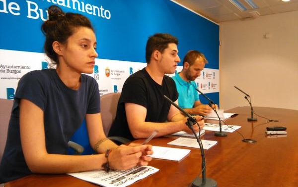 Blanca Guinea, Raúl Salinero y Javier Gil, concejales de Imagina Burgos.