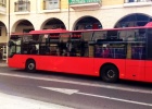 Uno de los vehículos de la flota de autobuses urbanos.
